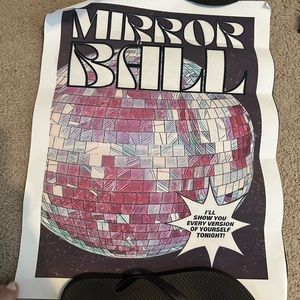 Taylor swift mirrorball poster